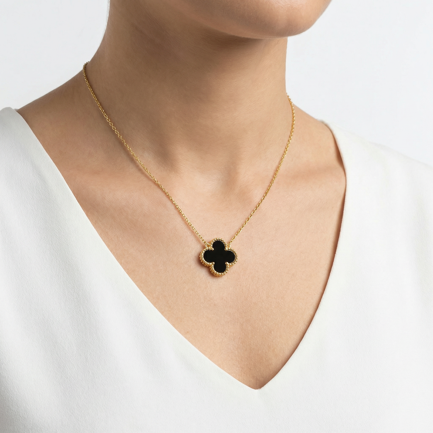 BLACK CLOVER NECKCHAIN ( Anti tarnish )