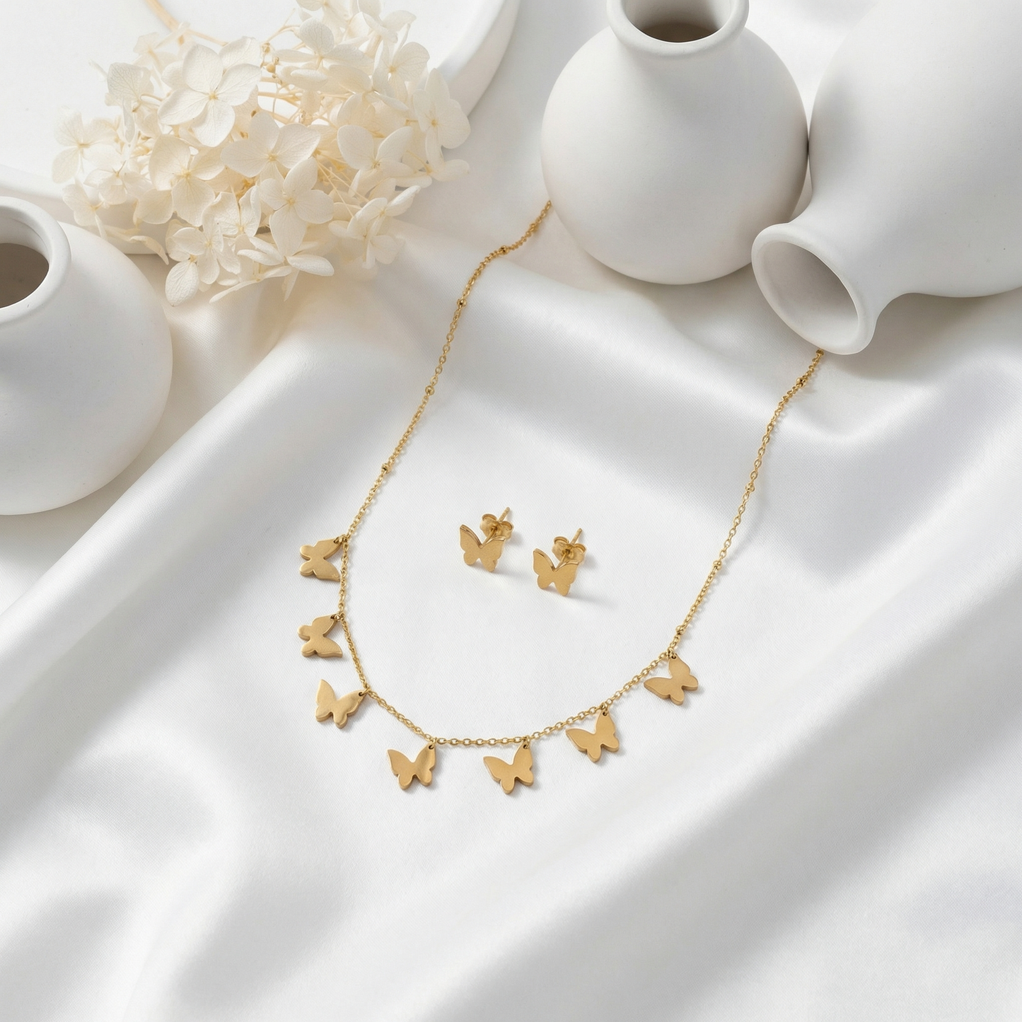 BUTTERFLY SET ( Anti tarnish )