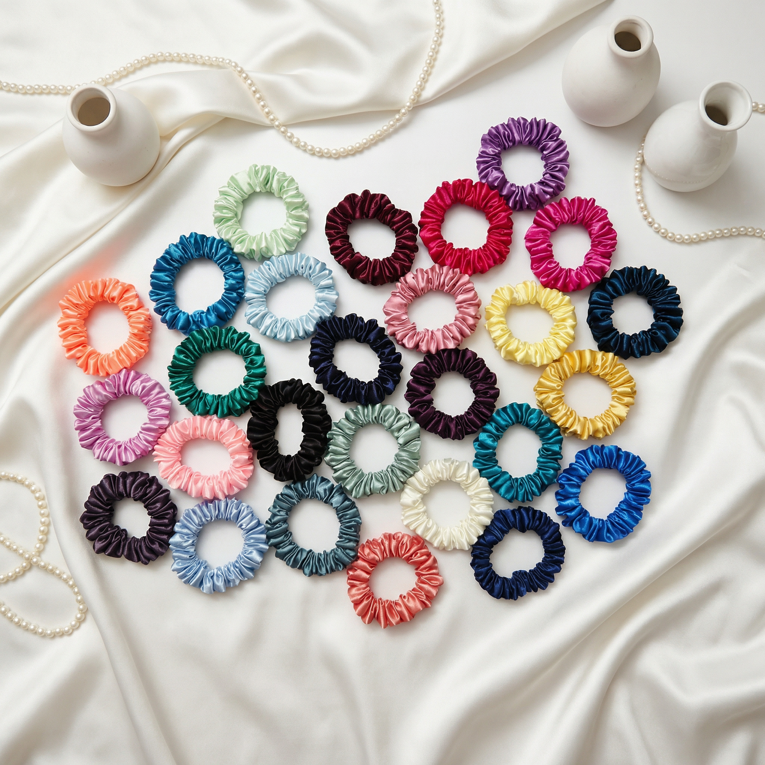 Skinny Satin Scrunchies