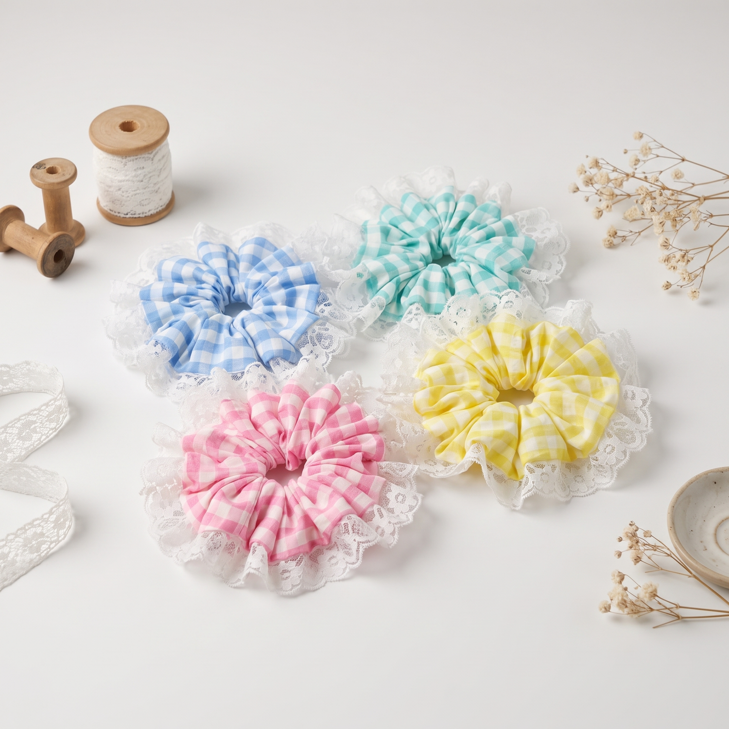 Lace Scrunchies