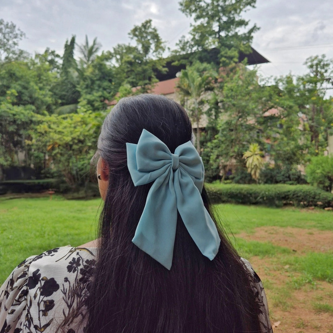 Pastel Blue Bow