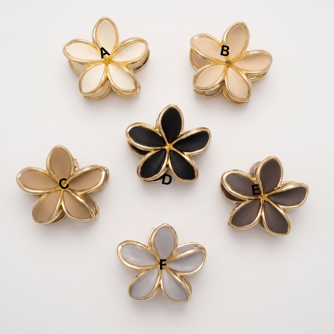 METALLIC FLOWER CLAW
