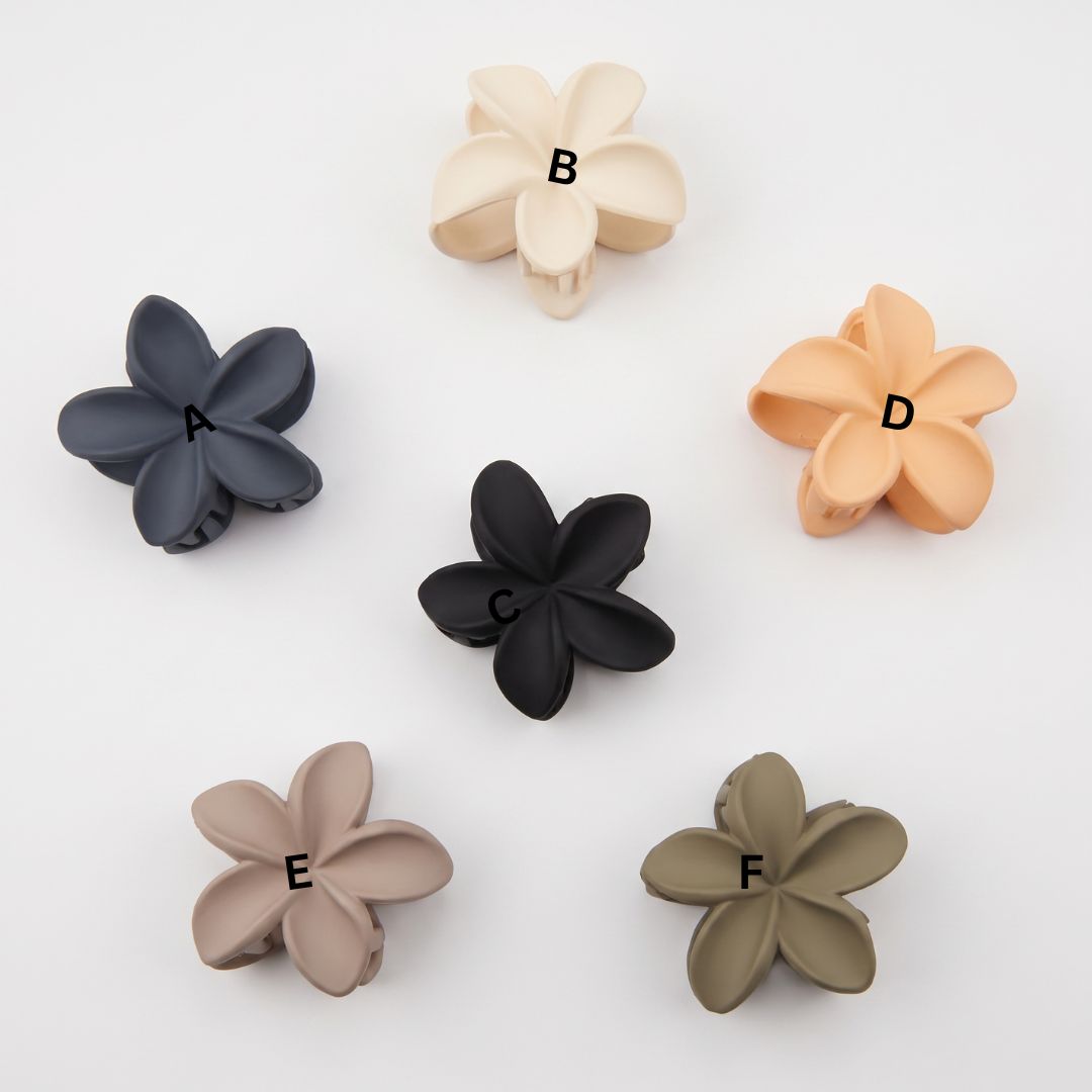 FLOWER MINI MATTE CLAW CLIP