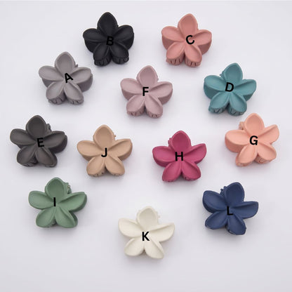 FLOWER MATTE CLAW CLIP
