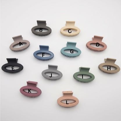 OVAL MATTE CLAW CLIP