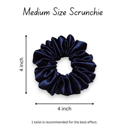 NAVY BLUE SCRUNCHIE