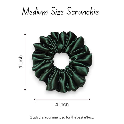 DARK GREEN SCRUNCHIE