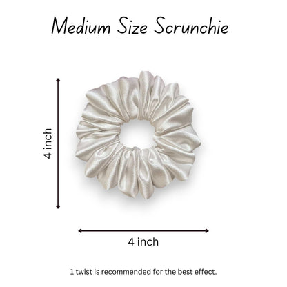 WHITE SCRUNCHIE