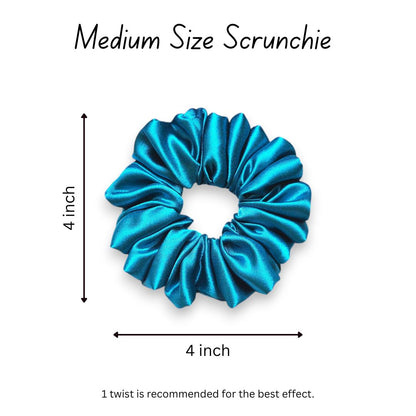 TEAL GREEN SCRUNCHIE