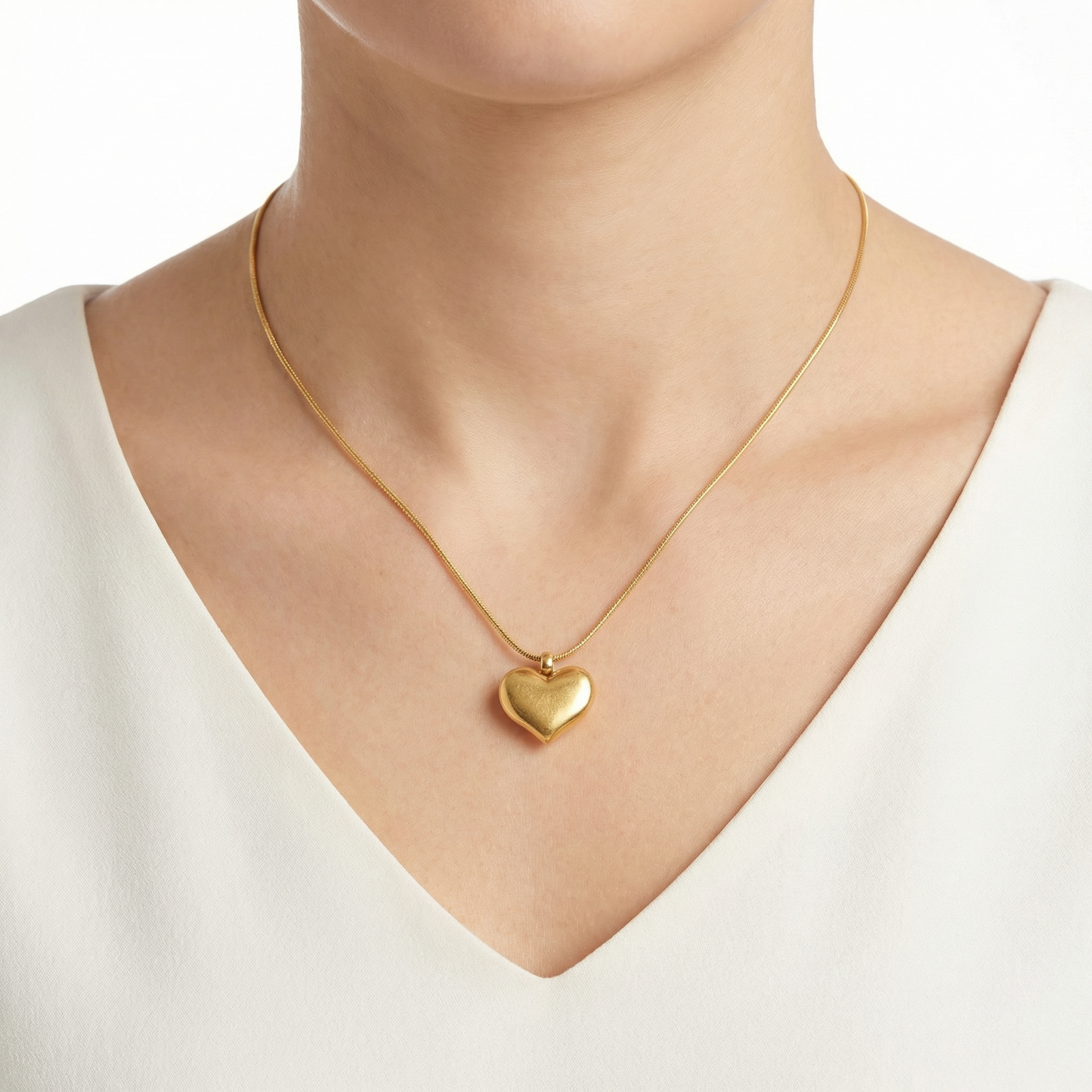 HEART NECKCHAIN ( Anti tarnish )