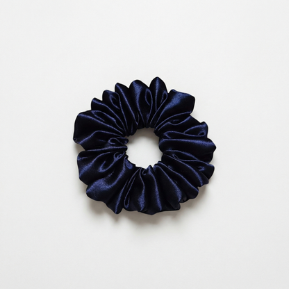 NAVY BLUE SCRUNCHIE