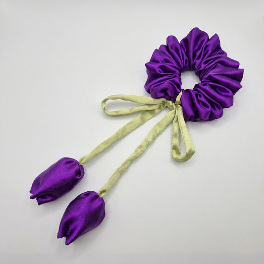 PURPLE TULIP SCRUNCHIE
