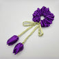 PURPLE TULIP SCRUNCHIE