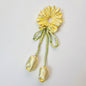 LEMON YELLOW TULIP SCRUNCHIE