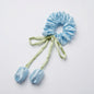 PASTEL BLUE TULIP SCRUNCHIE