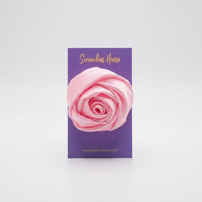 BABY PINK ROSE CLIP