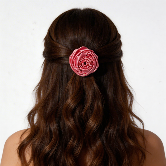 PINK ROSE CLIP
