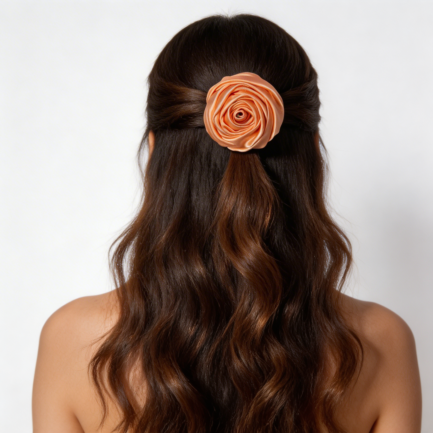 PEACH ROSE CLIP