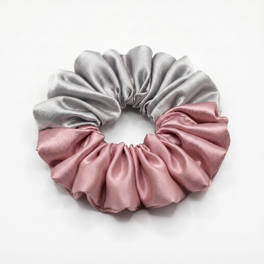 Dual Tone | Premium Satin Scrunchies | M