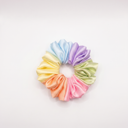 Marshmallow | Premium Satin Scrunchies | M