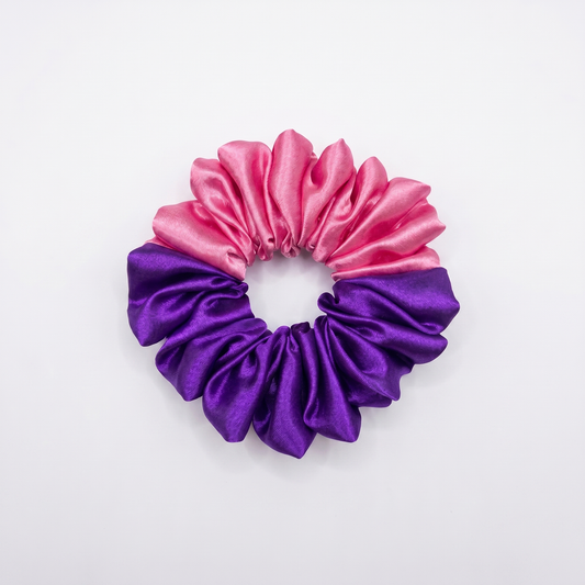 Dual Tone | Premium Satin Scrunchies | M
