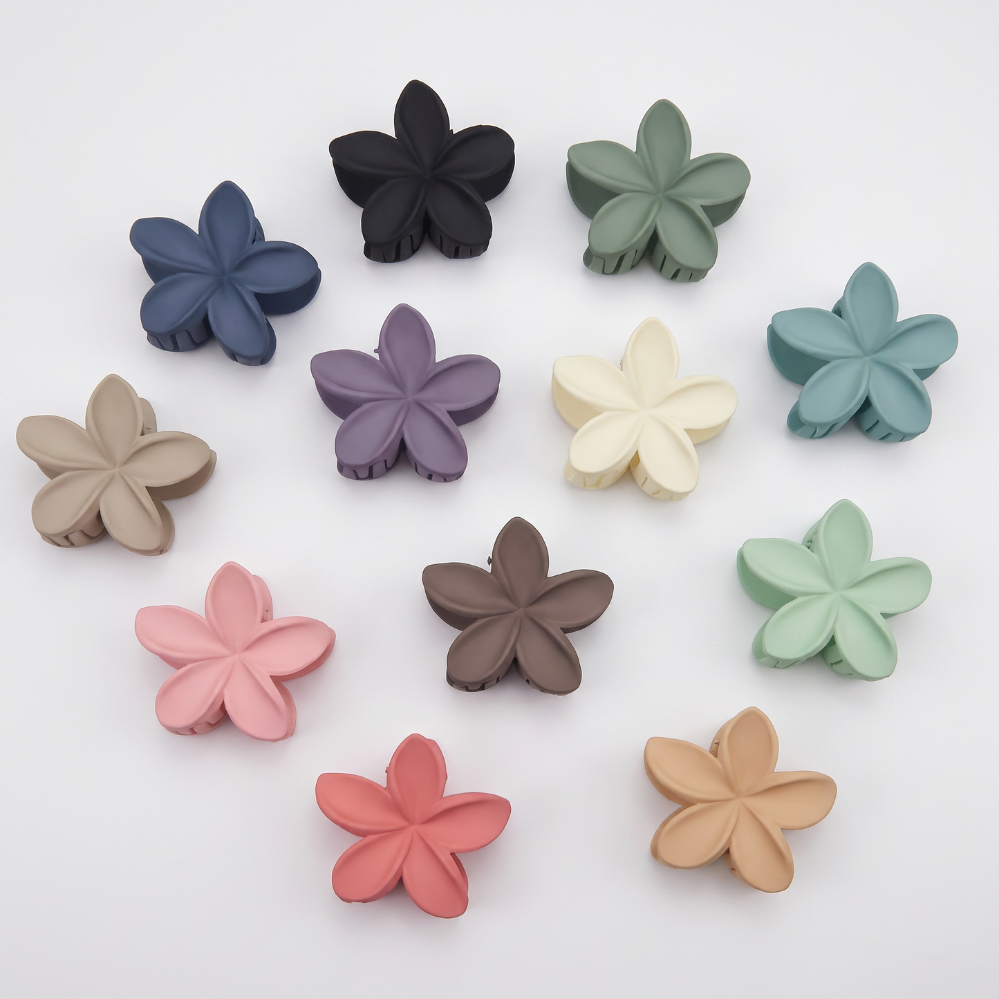 FLOWER MATTE CLAW CLIP